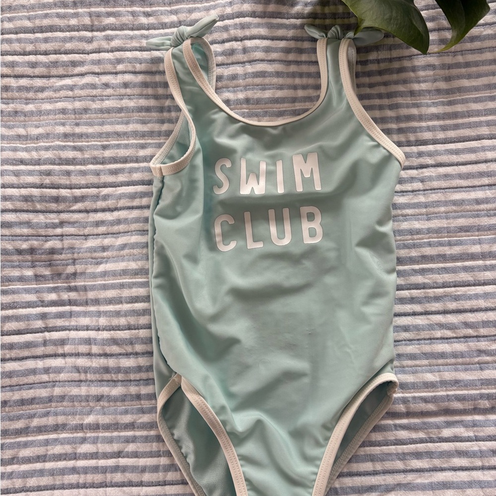 LC Lauren Conrad Kids Swim Club One-Piece - Light Blue